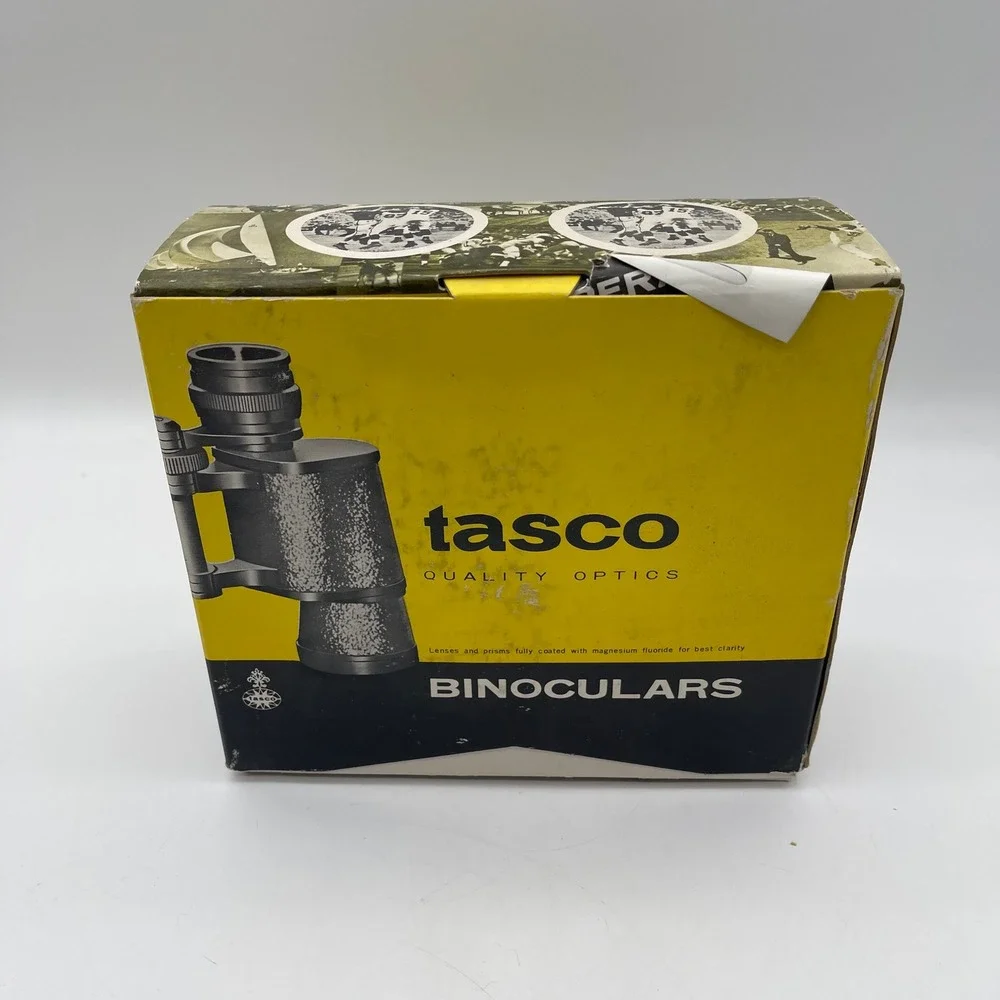Tasco Sea Pilot 7x35CFC Binoculars Model 304 Black with Case and Box